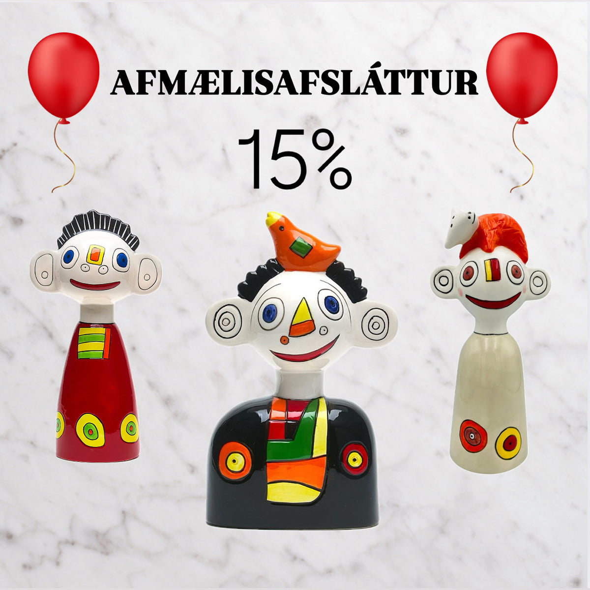 15% afsláttur af körlum